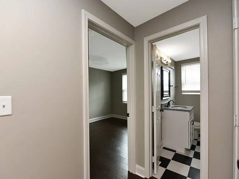Spacious Bathroom + Bedroom