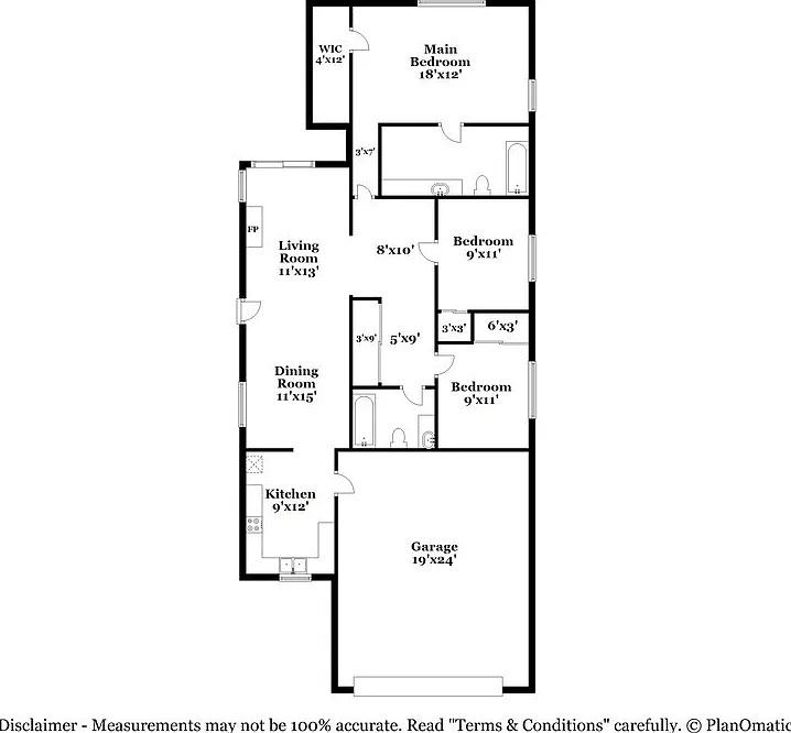 3 bed, 2.0 bath, 1252 sqft, $3,080 — Photo 2