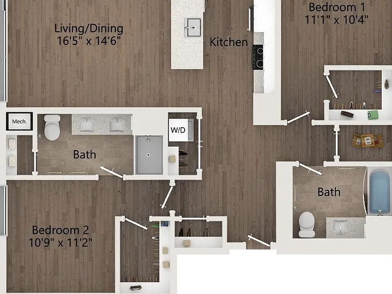 23rd Place Apartments - Market Rate Apartments — Photo 65
