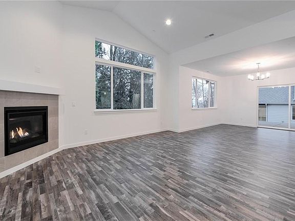 Great room with fire place