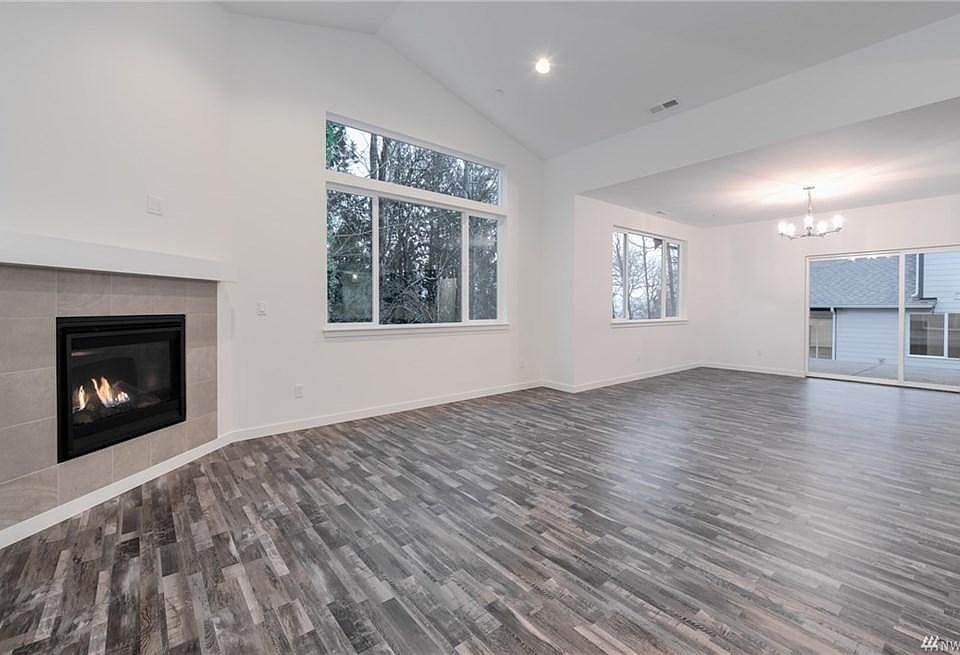 Great room with fire place