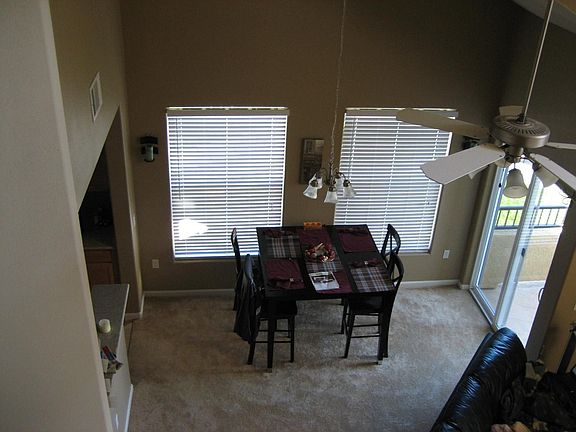 looking down from loft 