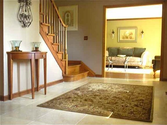 foyer view of living room