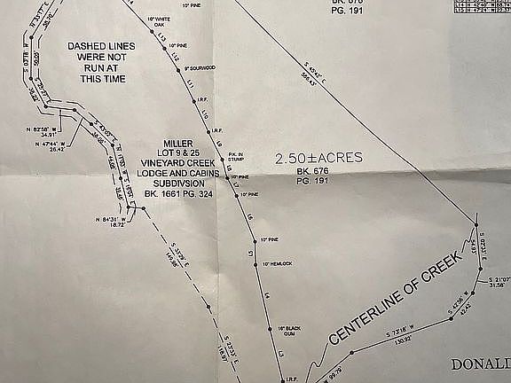 Plat w/two seperate parcels