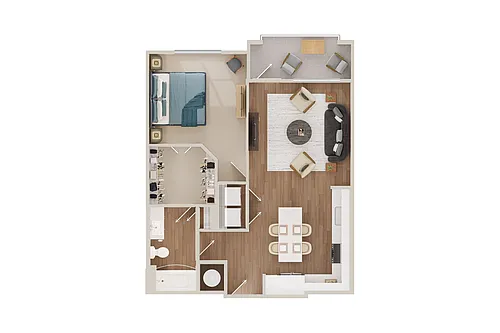 Floor plan 1B