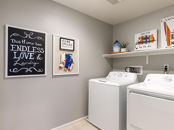 Convenient laundry room