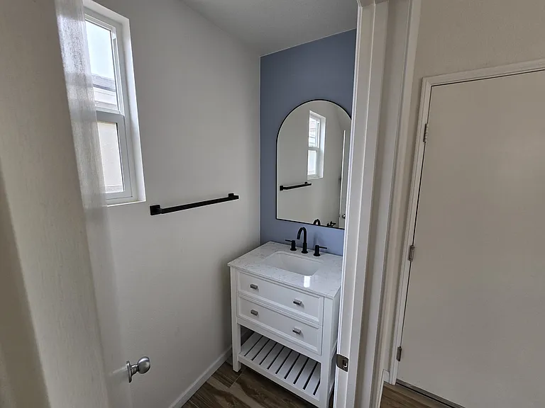 Downstairs half bath