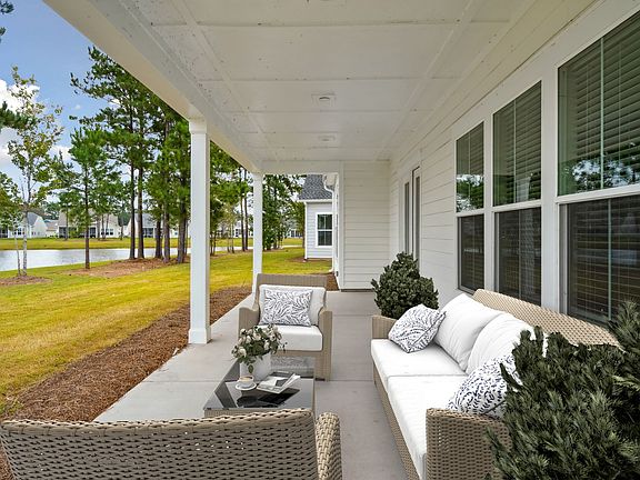 Relaxing covered patio