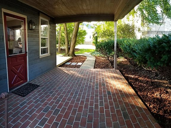 Relaxing outside patio