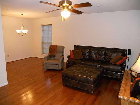 Large living room and dining room
