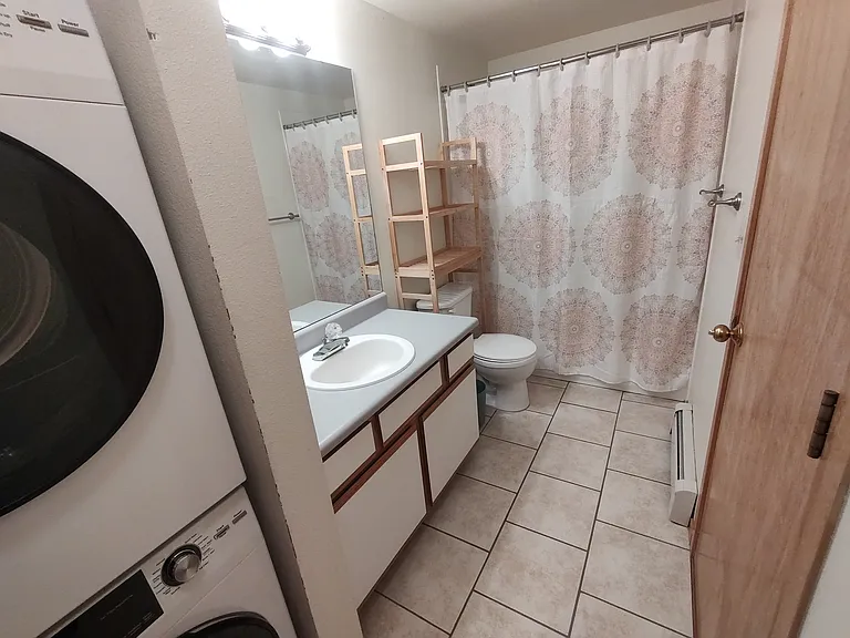 Back Bedroom Bathroom and W/D