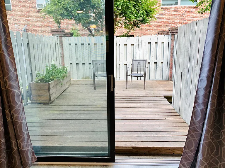 Outdoor living space.