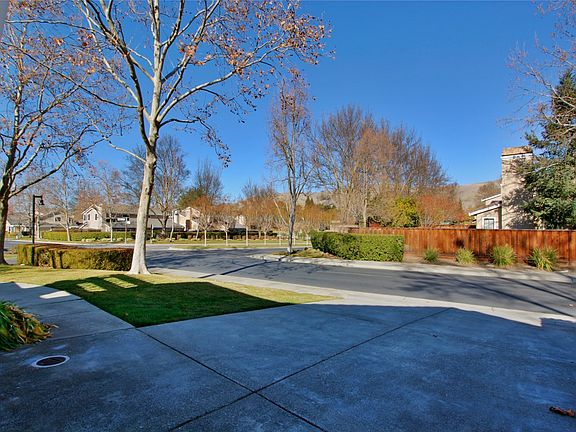 Looking out to rolling hills from driveway
