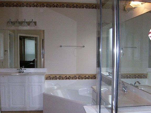 Master Bath with separate tub & shower