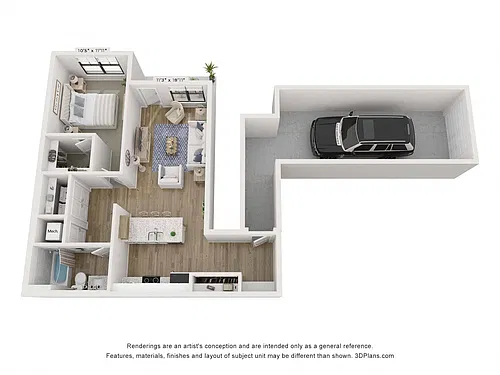 Floor plan Kensington - Attached Garage