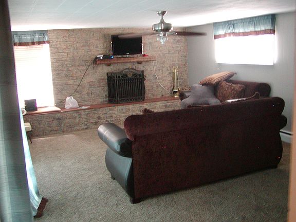 Den with Fireplace