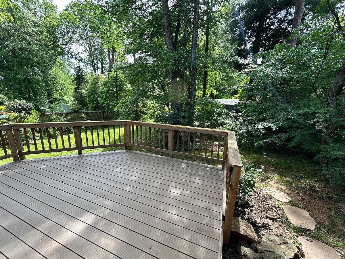 Deck and backyard - 1705 Wilmart St