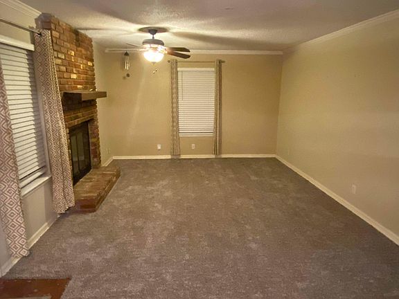 Living Room with fireplace - brand new carpet