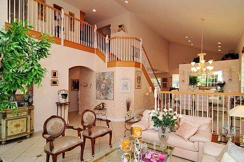 Tile Installed On The Diagonal With Tumblestone Inserts