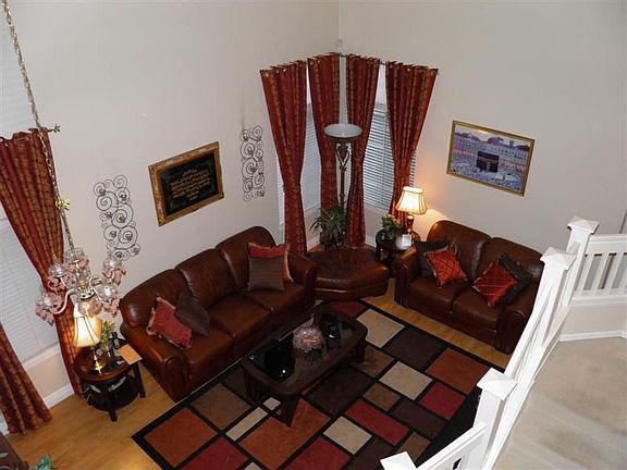Spacious 2-story living room