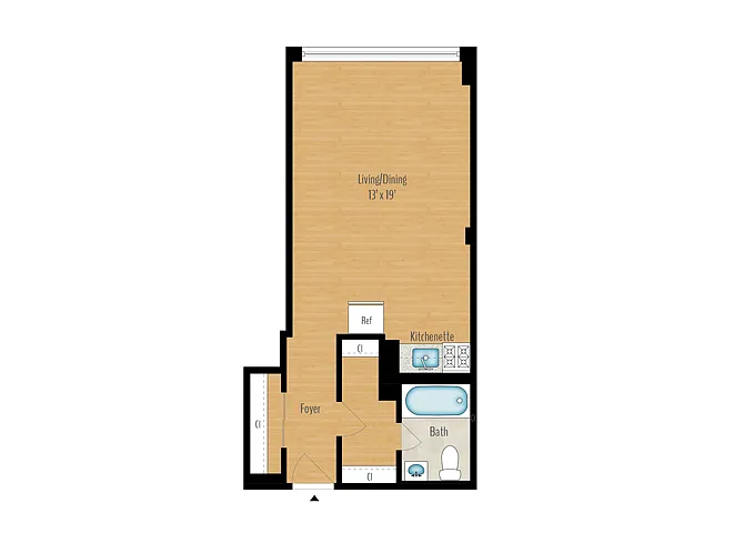 Floor plan Studio