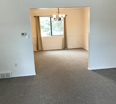 View of Ding Room from Living Room. Dining Room is 11.6x13.2.