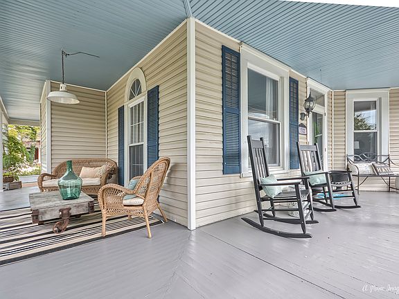 Wrap-around porch