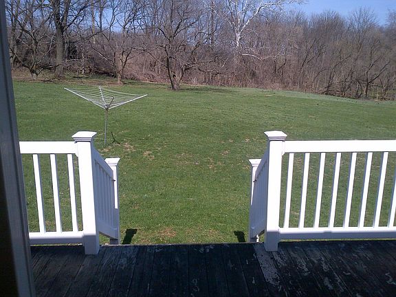 View from Wood Deck to yard