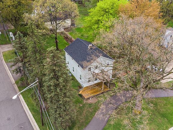 two parking spaces off street, storage shed, front and back porch, room for a garden or play structure.