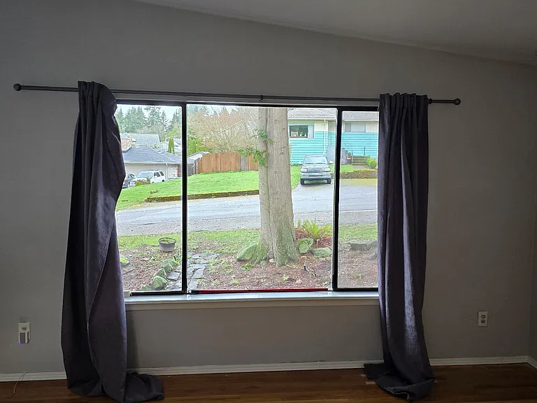 Living room facing front yard