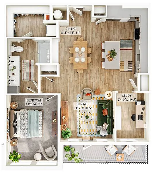 Floor plan A10B