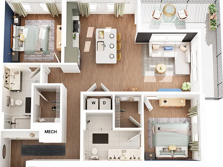 B2 floor plan Broadstone West End