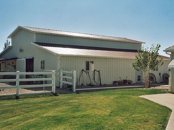 Barn side view