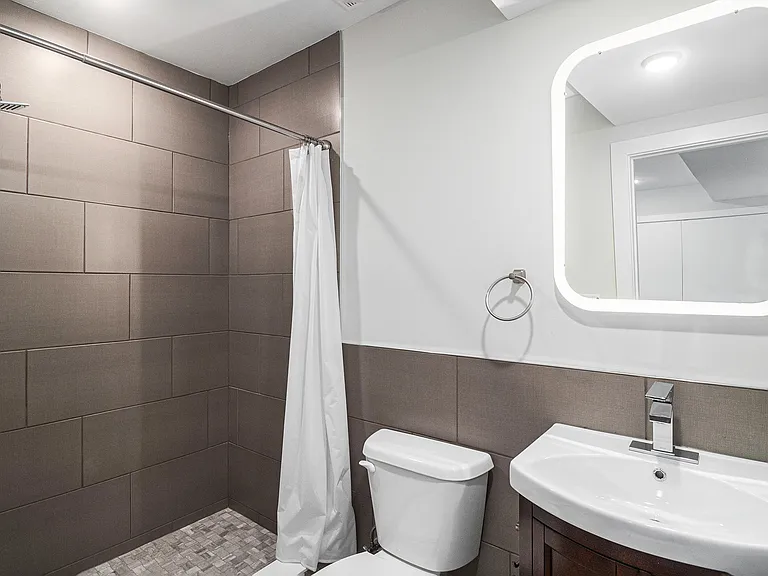 Basement bathroom
