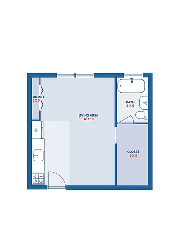Floor plan Studio - C