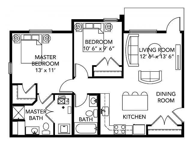 Floor plan B2