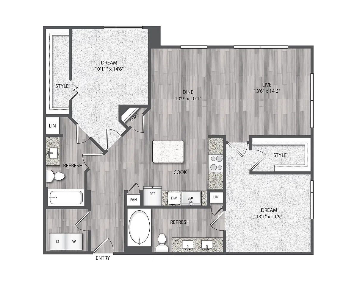 Floor plan B51