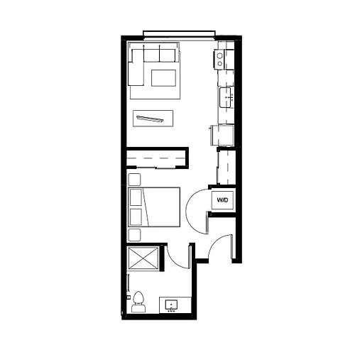 Floor plan Studio 3