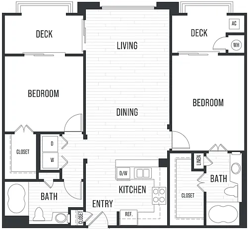 Floor plan Plan 2B