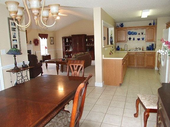 view from dining area