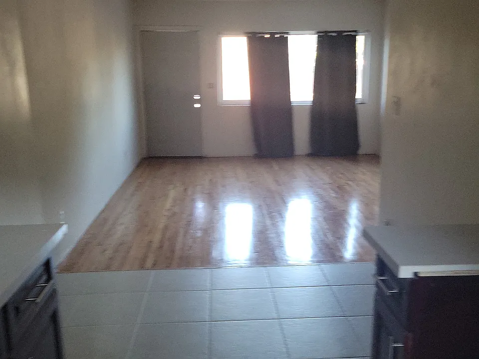 View in kitchen to entrance.