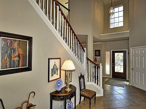 View from the foyer facing the front door.