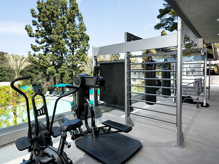 South Clubhouse outdoor cardio area