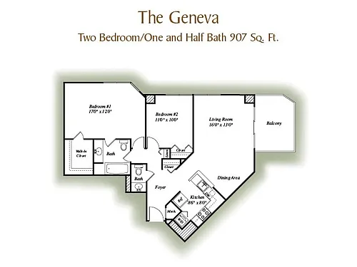 Floor plan Geneva