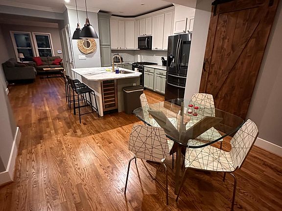 Kitchen and dining area
