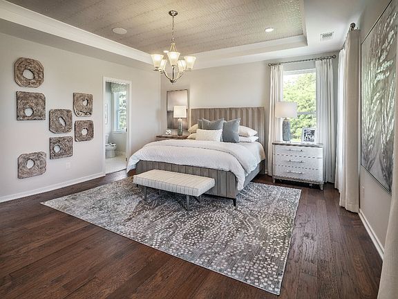 Spacious primary bedroom suite