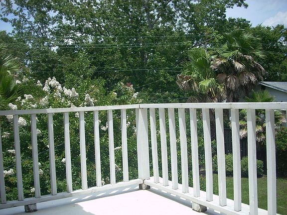 Backyard View from Upstairs Balcony