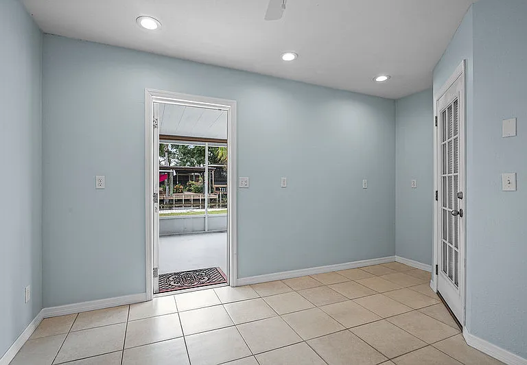 4th bedroom looking into screen porch