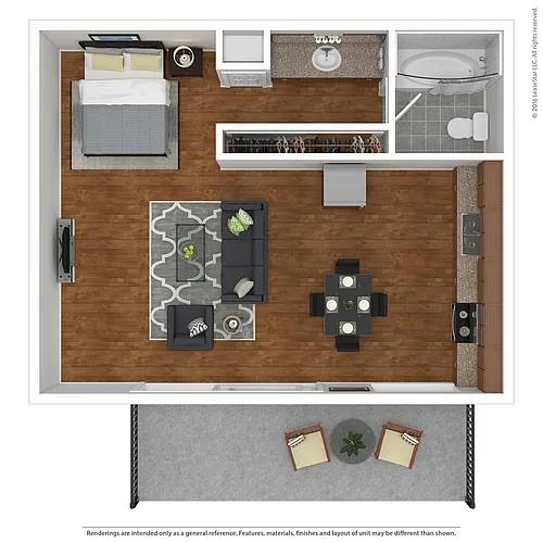 Floor plan Studio