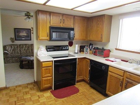 Kitchen, Living Room